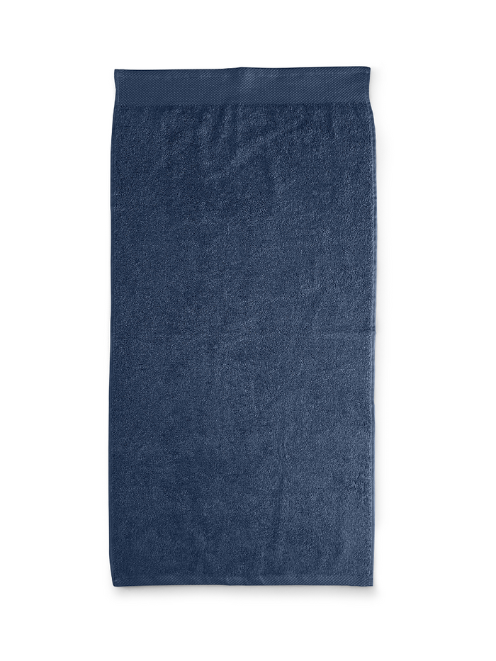 LINNICK Diamond Badstof Handdoek 60x110cm - ocean blue - set van 4