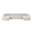 WOOOD Sloping U-bank – Chenille - Pearl Melange