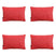 Madison -  Sierkussen Panama brick red - Ca. 40x60 cm - Set van 4