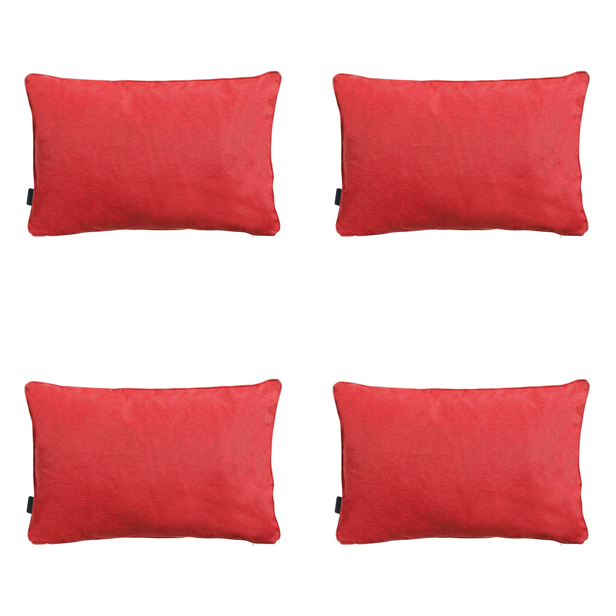 Madison -  Sierkussen Panama brick red - Ca. 40x60 cm - Set van 4