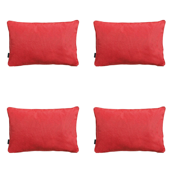 Madison -  Sierkussen Panama brick red - Ca. 40x60 cm - Set van 4