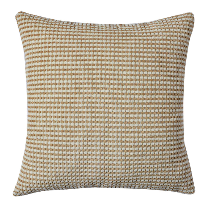 Clayre & Eef Kussenhoes 45x45 cm Bruin Wit Synthetisch