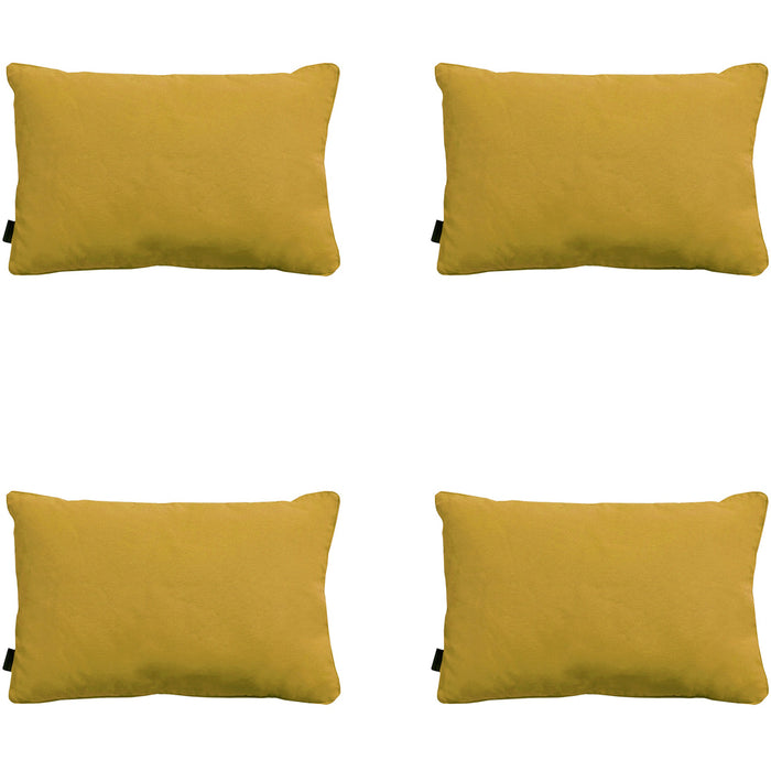 Madison -  Sierkussen Panama mustard - Ca. 40x60 cm - Set van 4