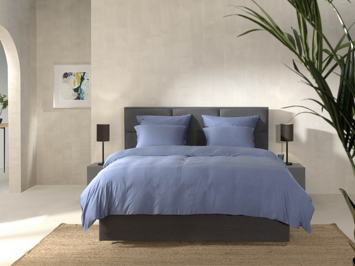 Yellow Dekbedovertrek Bamboo - ocean blue