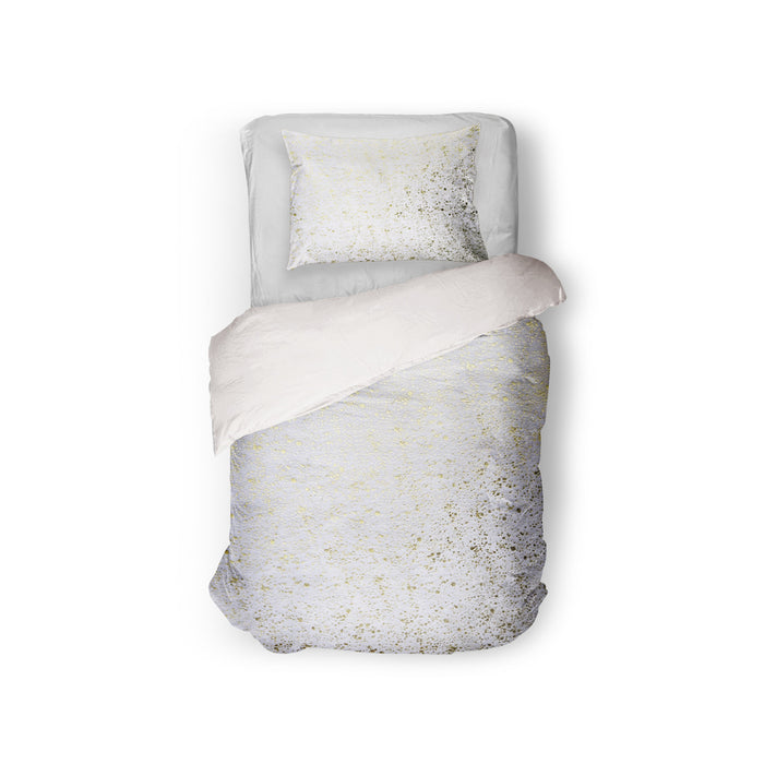 Eleganzzz Dekbedovertrek Foil Velvet - white