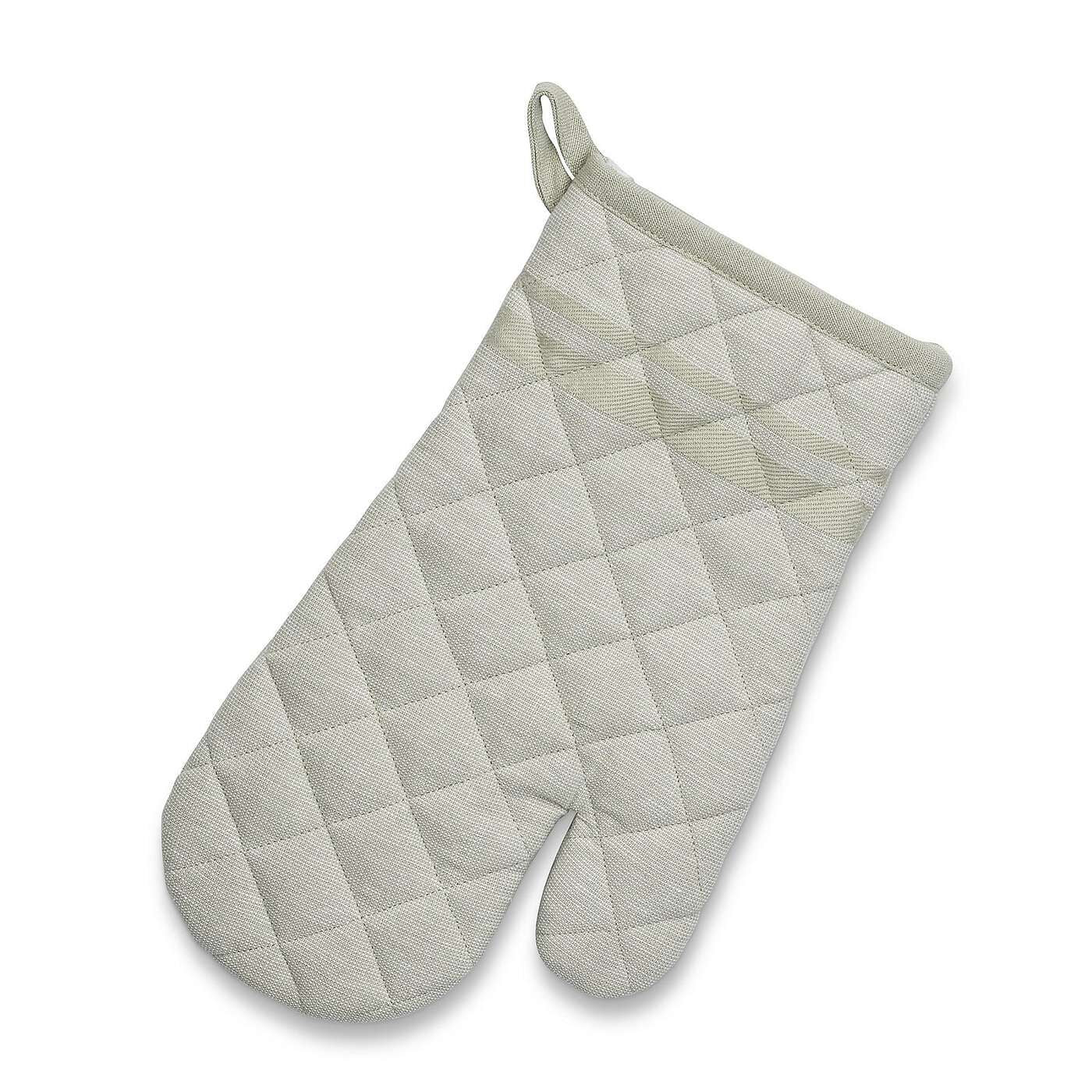 Ovenwant, Ovenhandschoen, Katoen, Beige met Streep, 31 x 18 cm - Kela