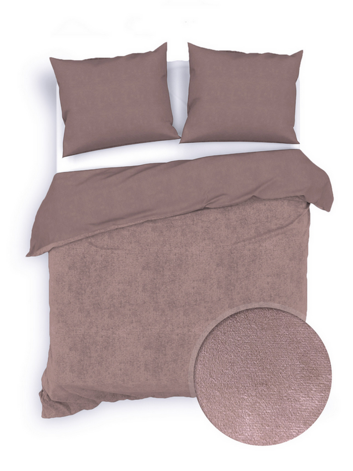 Zo Home Dekbedovertrek Katoen Velluto - blush rose