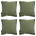 Madison -  Sierkussen Panama green - Ca. 60x60 cm - Set van 4