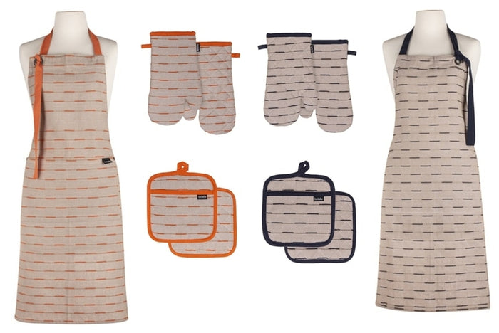 Ladelle - Dash Ovenwant | Ovenhandschoen, Set van 2 Stuks, Oranje, Ger