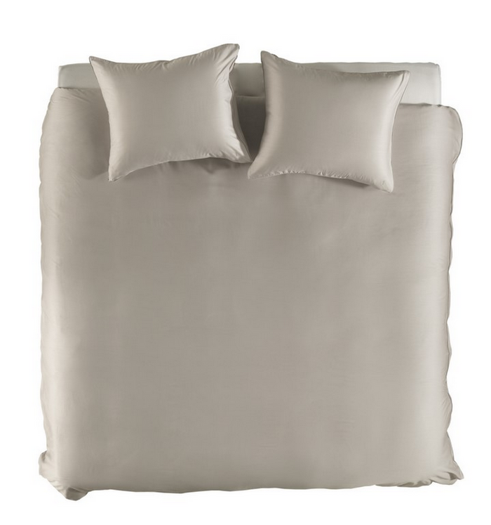 Yellow Dekbedovertrek Bamboo - flint grey