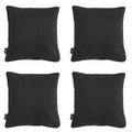 Madison -  Sierkussen Black canvas eco+ - Ca. 50x50 cm - Set van 4