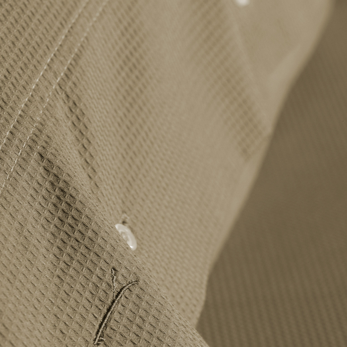 Yellow Dekbedovertrek Katoen Cialda - pale khaki