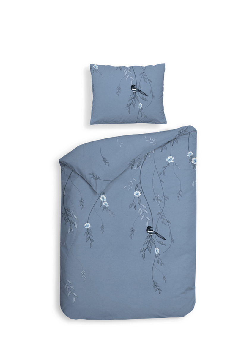 Heckett Lane Dekbedovertrek Katoen Twill Margaux - blue