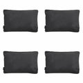 Madison -  Sierkussen Panama black - Ca. 40x60 cm - Set van 4