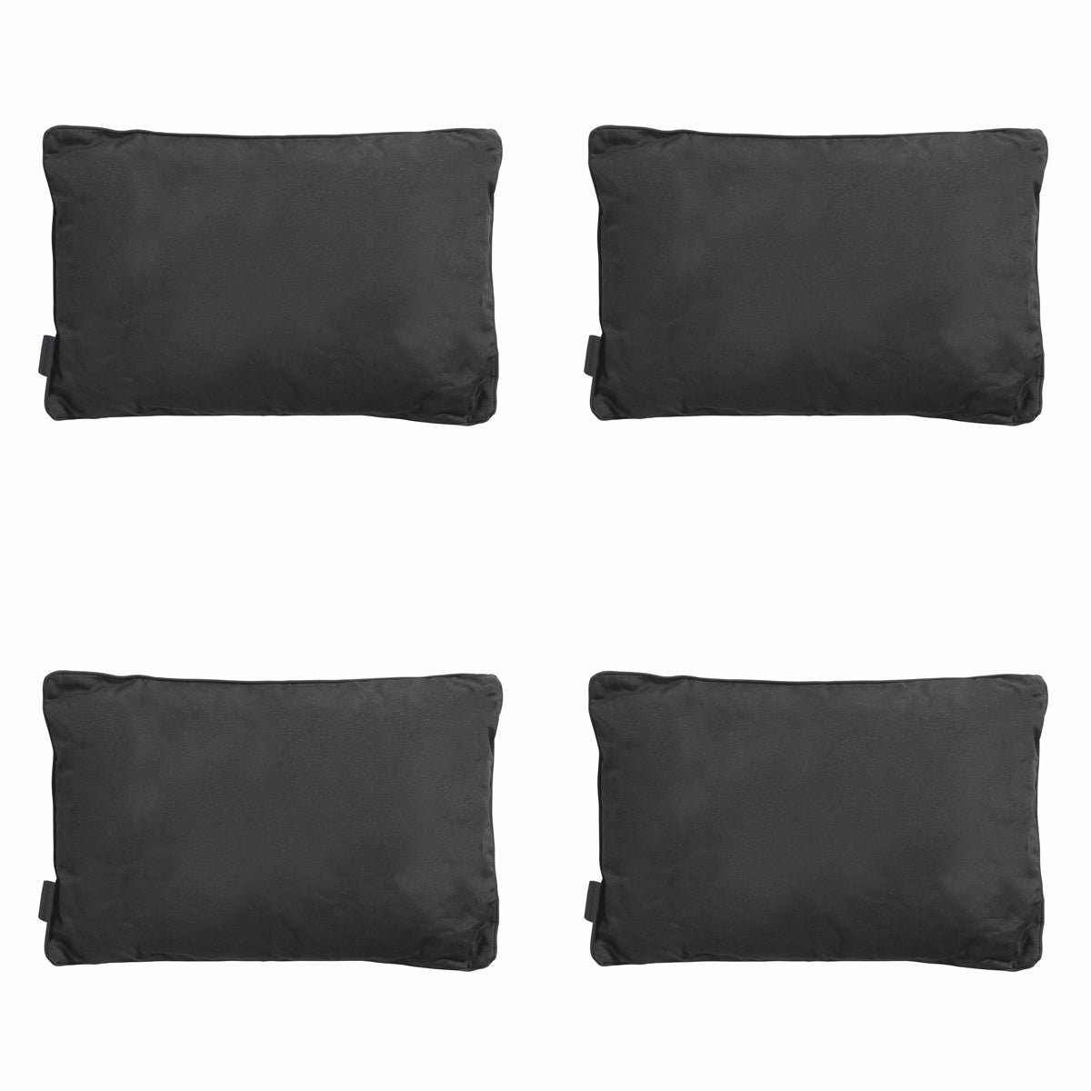 Madison -  Sierkussen Panama black - Ca. 40x60 cm - Set van 4