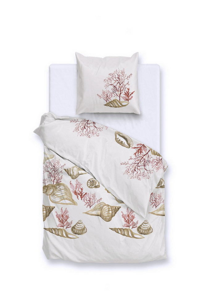 Zo Home Dekbedovertrek Katoen Satijn Guscio - beige