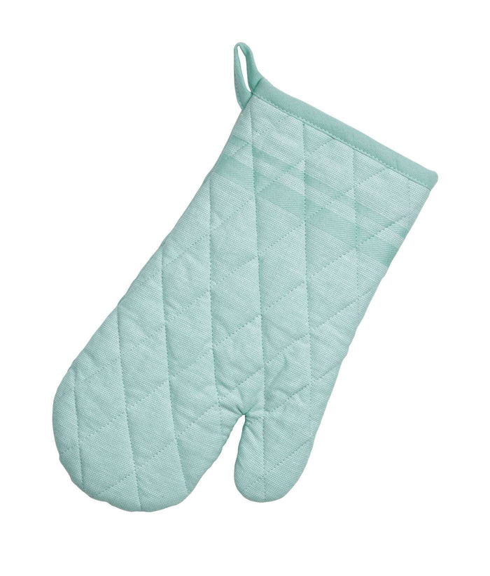 Kela - Ovenwant, Ovenhandschoen, Set van 4 Stuks, Katoen, Aquablauw me