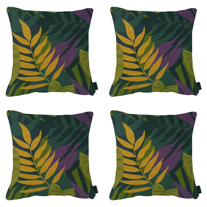 Madison -  Sierkussen Iven green - Ca. 50x50 cm - Set van 4