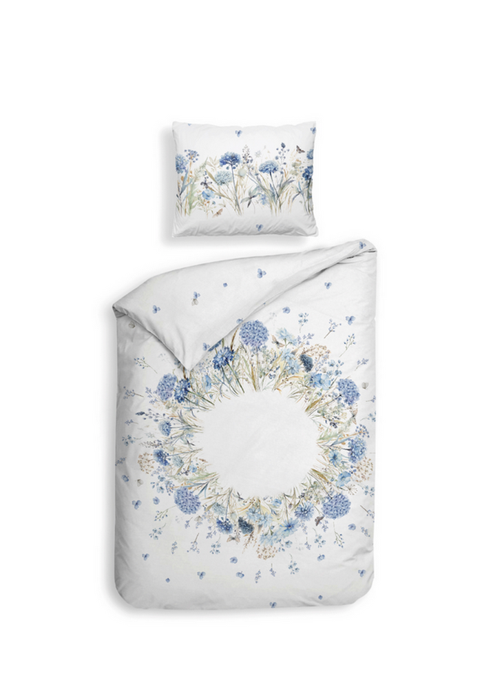 Heckett Lane Dekbedovertrek Katoen Clip-Sheared Mikaela - White