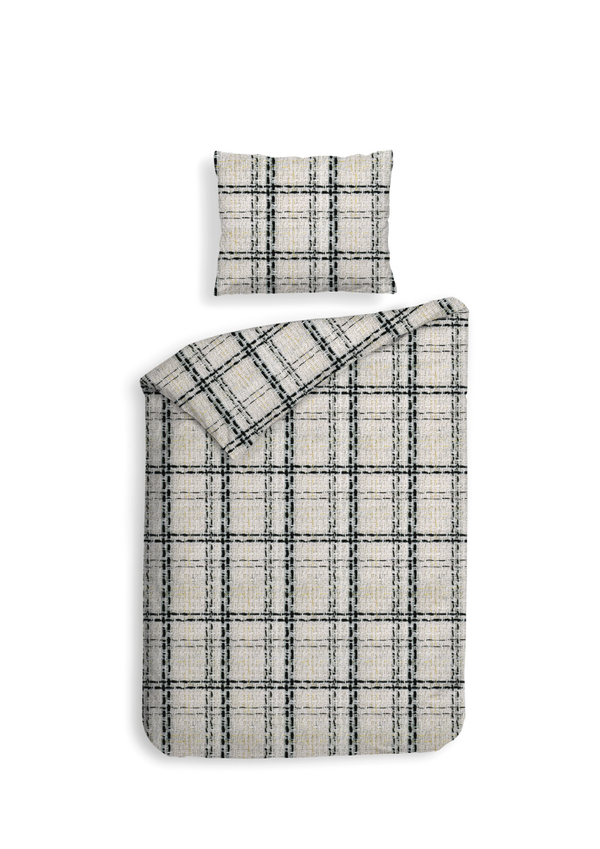 Heckett Lane Dekbedovertrek Flanel Enio - multi