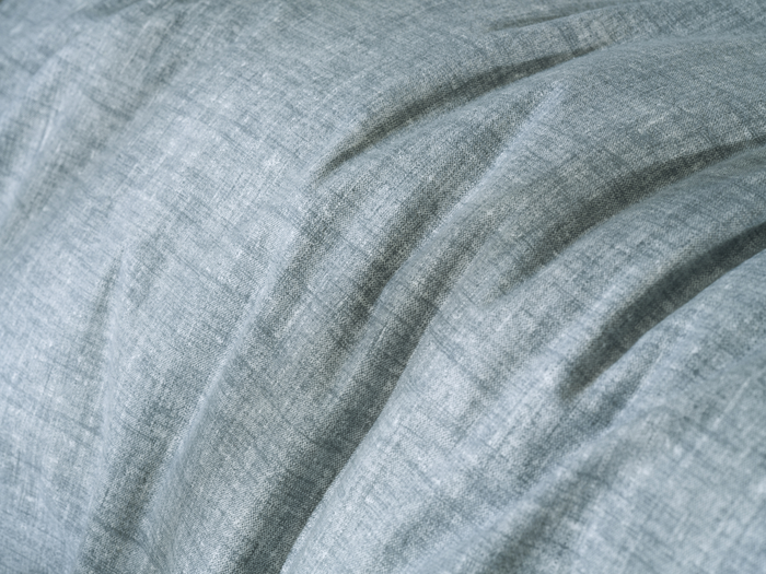 Zo Home Dekbedovertrek Flanella di Lino - denim