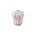 PTMD Hamish Pink Ceramic Round Wavy Shaped Vase S