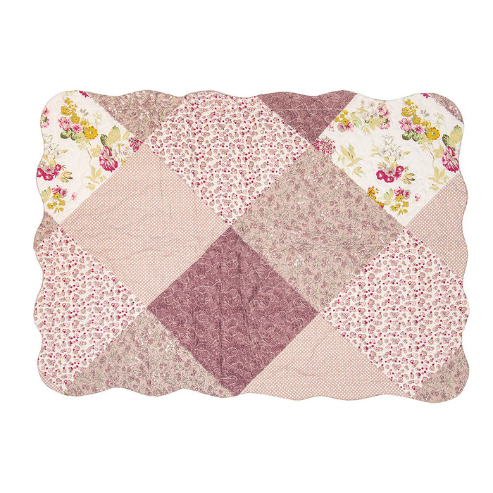 Clayre & Eef Bedsprei 230x250 cm Paars Polyester Sprei