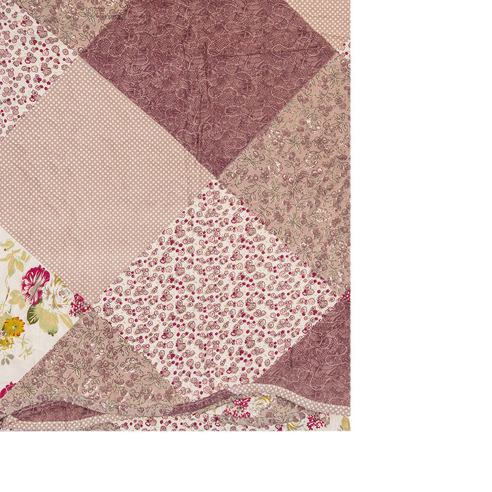 Clayre & Eef Bedsprei 230x250 cm Paars Polyester Sprei