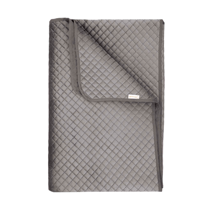 Yellow Bedsprei Victoria - classic anthracite