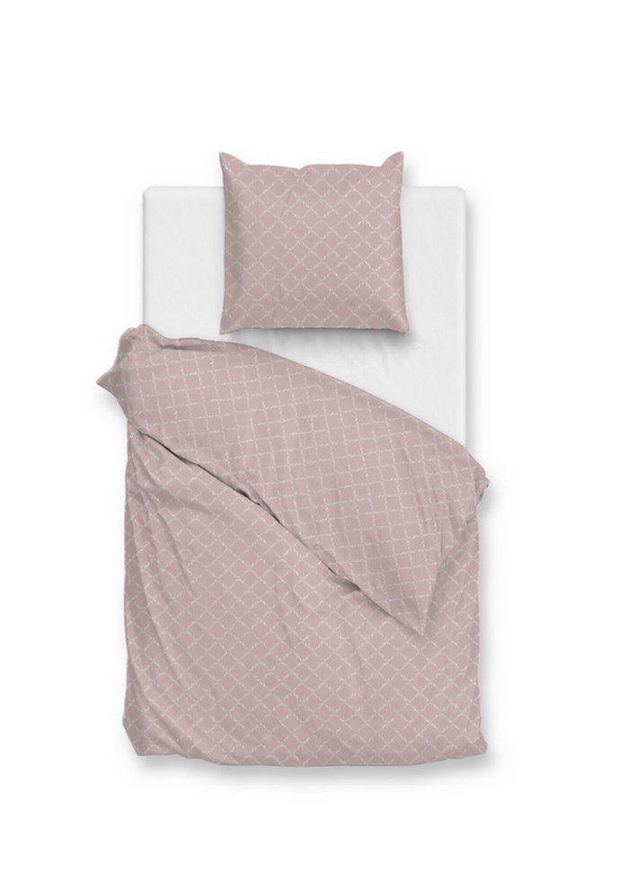 Zo Home Dekbedovertrek Katoen Satijn Linea di Satinado - shady pink