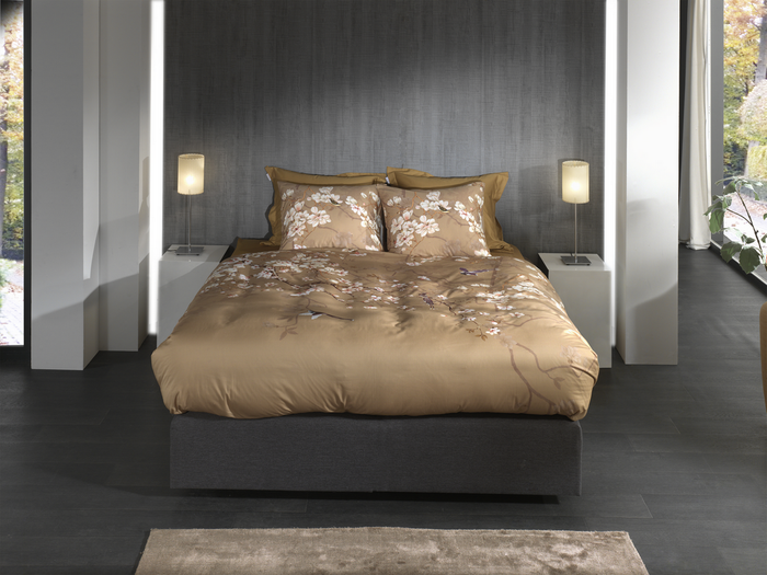 Heckett Lane Dekbedovertrek Katoen Satijn Asahi - beige