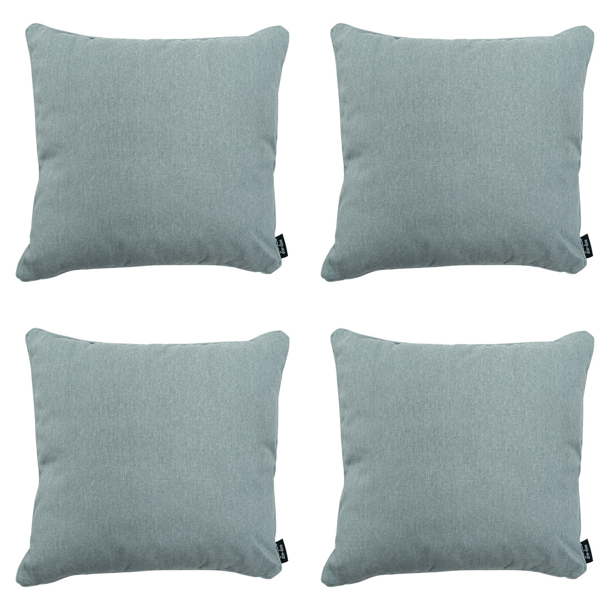 Madison -  Sierkussen Silver canvas eco+ - Ca. 50x50 cm - Set van 4