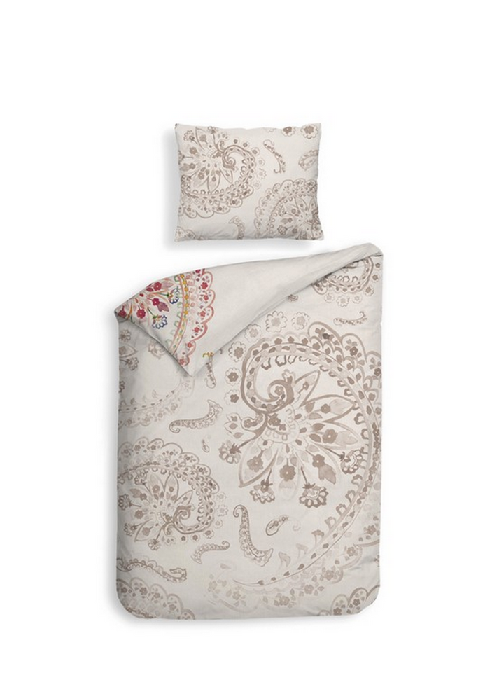 Heckett Lane Dekbedovertrek Katoen Satijn Ruby - natural