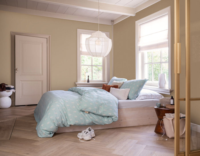 Walra - Dekbedovertrek Remade Lucky Leaves - 200x220 - Zeeblauw