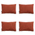 Madison -  Sierkussen Panama terra - Ca. 40x60 cm - Set van 4