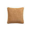 PTMD Suky Camel Suede Leather Cushion Square S