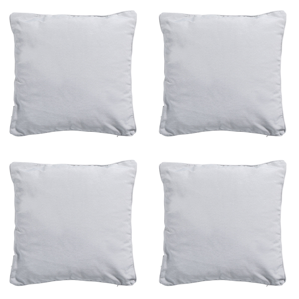 Madison -  Sierkussen Panama light grey - Ca. 60x60 cm - Set van 4