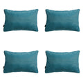 Madison -  Sierkussen Panama sea blue - Ca. 40x60 cm - Set van 4