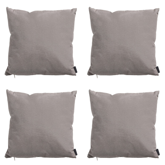 Madison -  Sierkussen Panama taupe - Ca. 45x45 cm - Set van 4