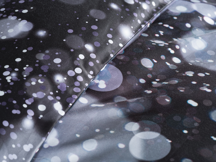 Heckett Lane Dekbedovertrek Katoen Satijn Gabin - black