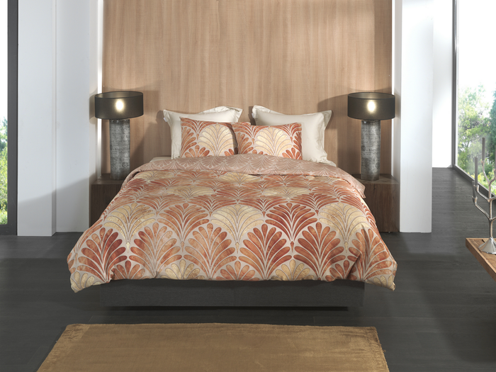 Heckett Lane Dekbedovertrek Katoen Satijn Elif - orange