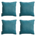 Madison -  Sierkussen Panama sea blue - Ca. 45x45 cm - Set van 4