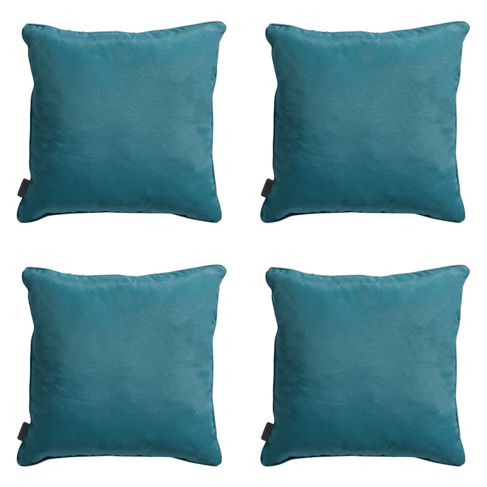 Madison -  Sierkussen Panama sea blue - Ca. 45x45 cm - Set van 4