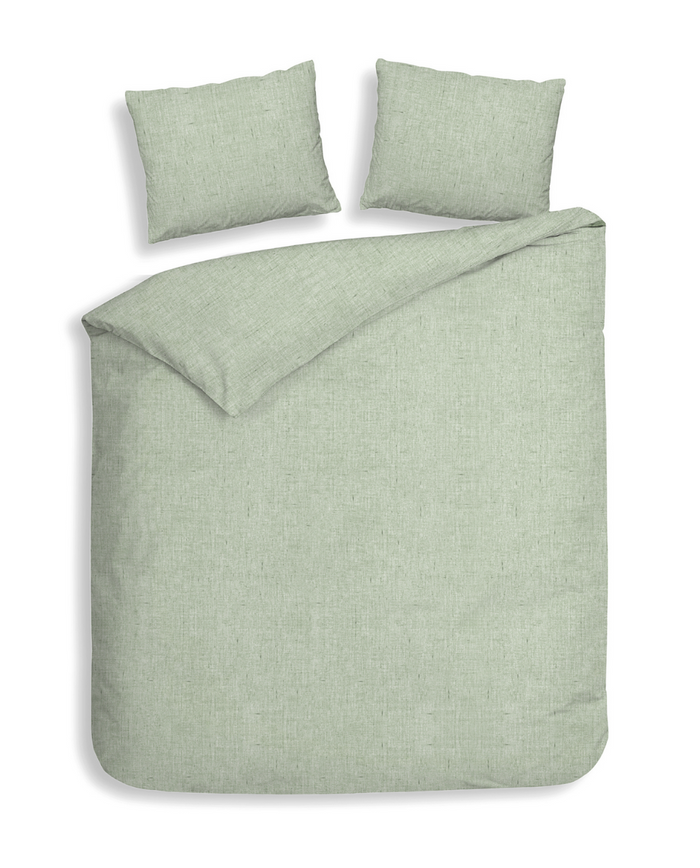 Heckett Lane Dekbedovertrek Flanel Franela - laurel green