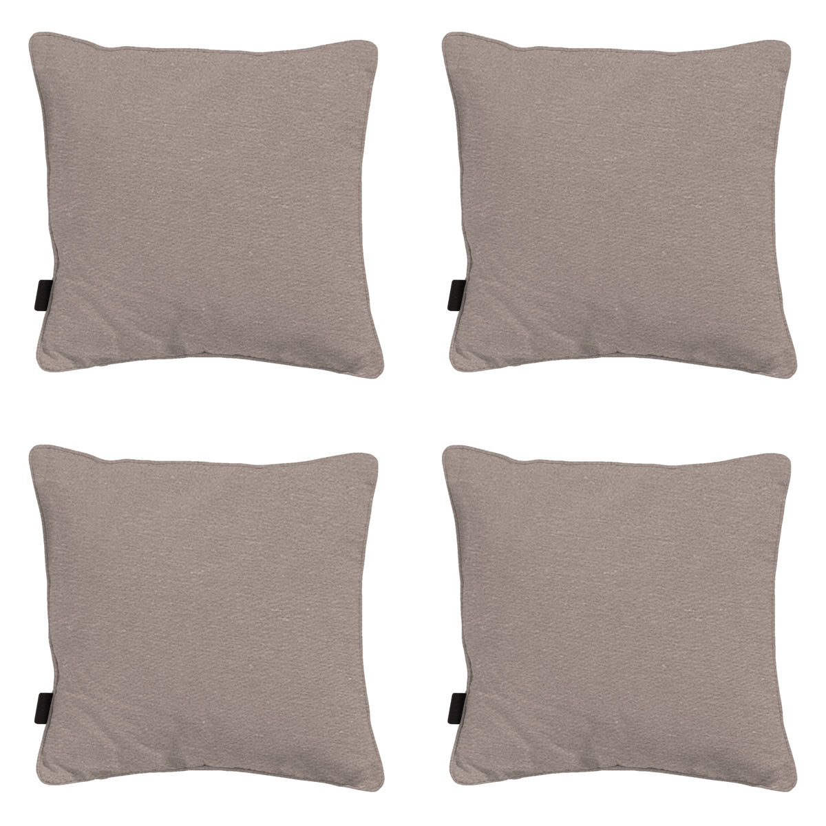 Madison -  Sierkussen Panama jute - Ca. 60x60 cm - Set van 4