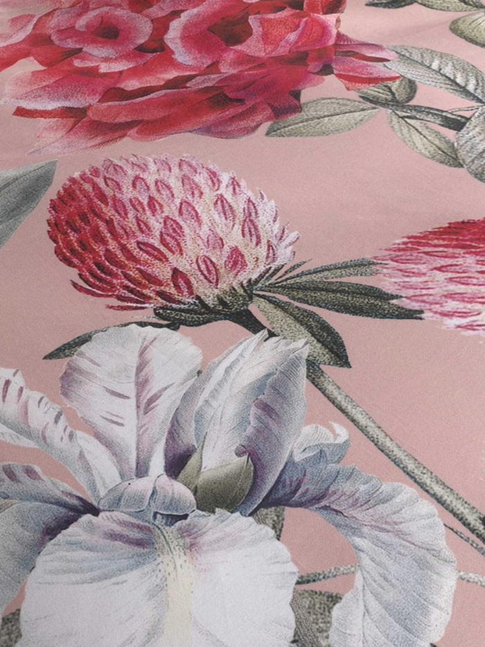 Heckett Lane Dekbedovertrek Katoen Satijn Flores - pink