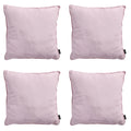 Madison -  Sierkussen Panama soft pink - Ca. 60x60 cm - Set van 4