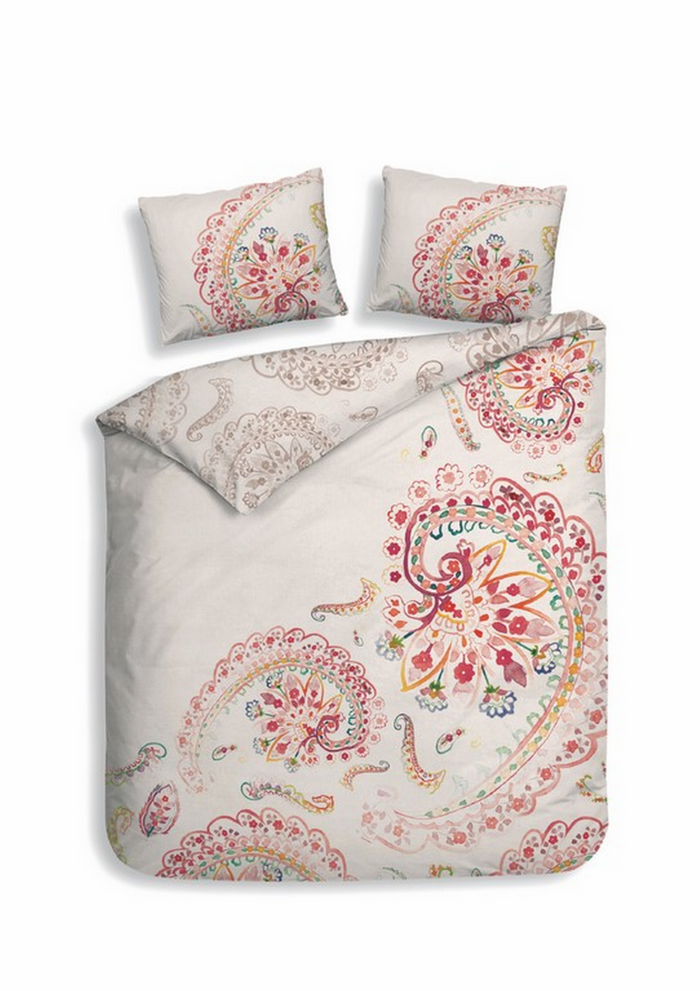 Heckett Lane Dekbedovertrek Katoen Satijn Ruby - natural