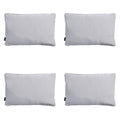 Madison -  Sierkussen Panama light grey - Ca. 40x60 cm - Set van 4