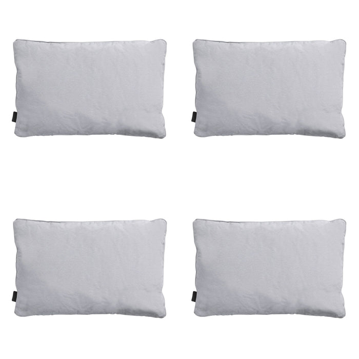 Madison -  Sierkussen Panama light grey - Ca. 40x60 cm - Set van 4